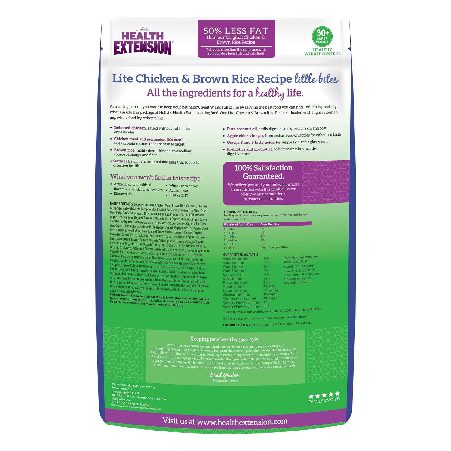 Health Extension Lite Little Bites Dry Dog Food
