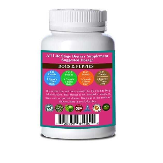 Organic Pet Systems Yeast Release Max Capsules* Master Blend Candida Yeast Defense* For Dogs And Cats*