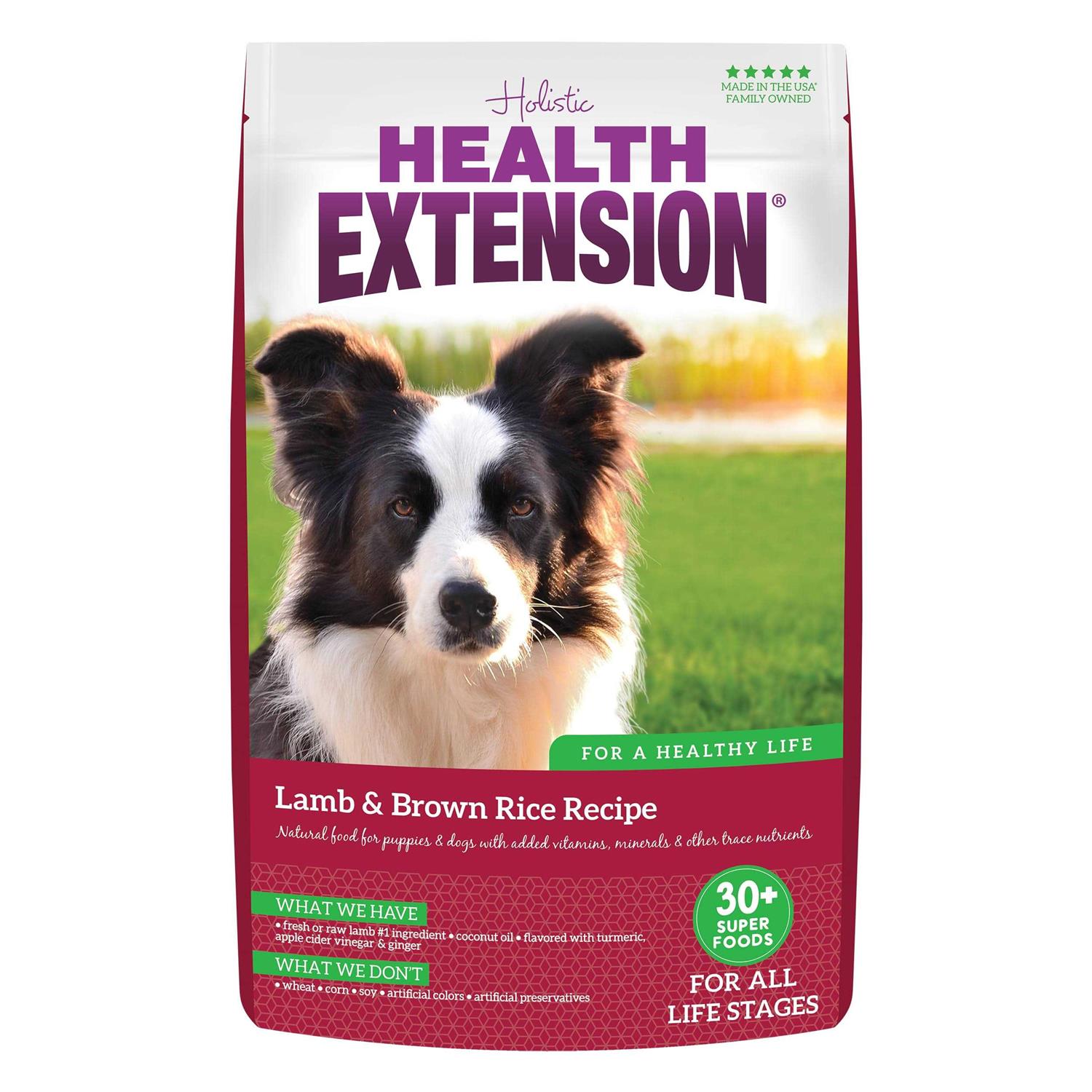 Health Extension Lamb & Brown Rice Dry Dog Food