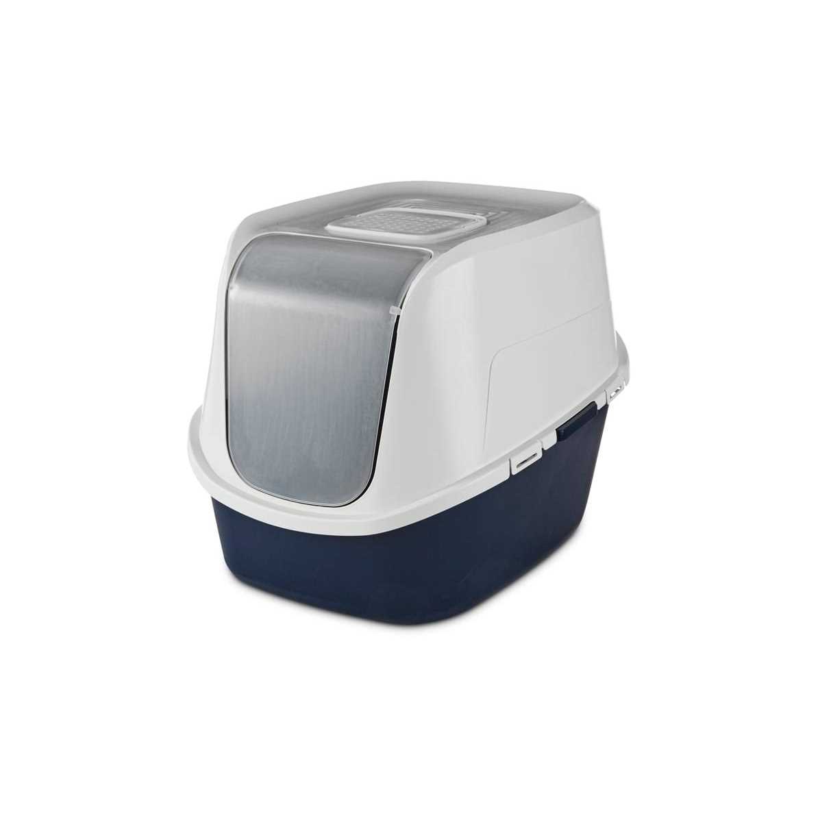 So Phresh Jumbo Enclosed Litter Box in Navy