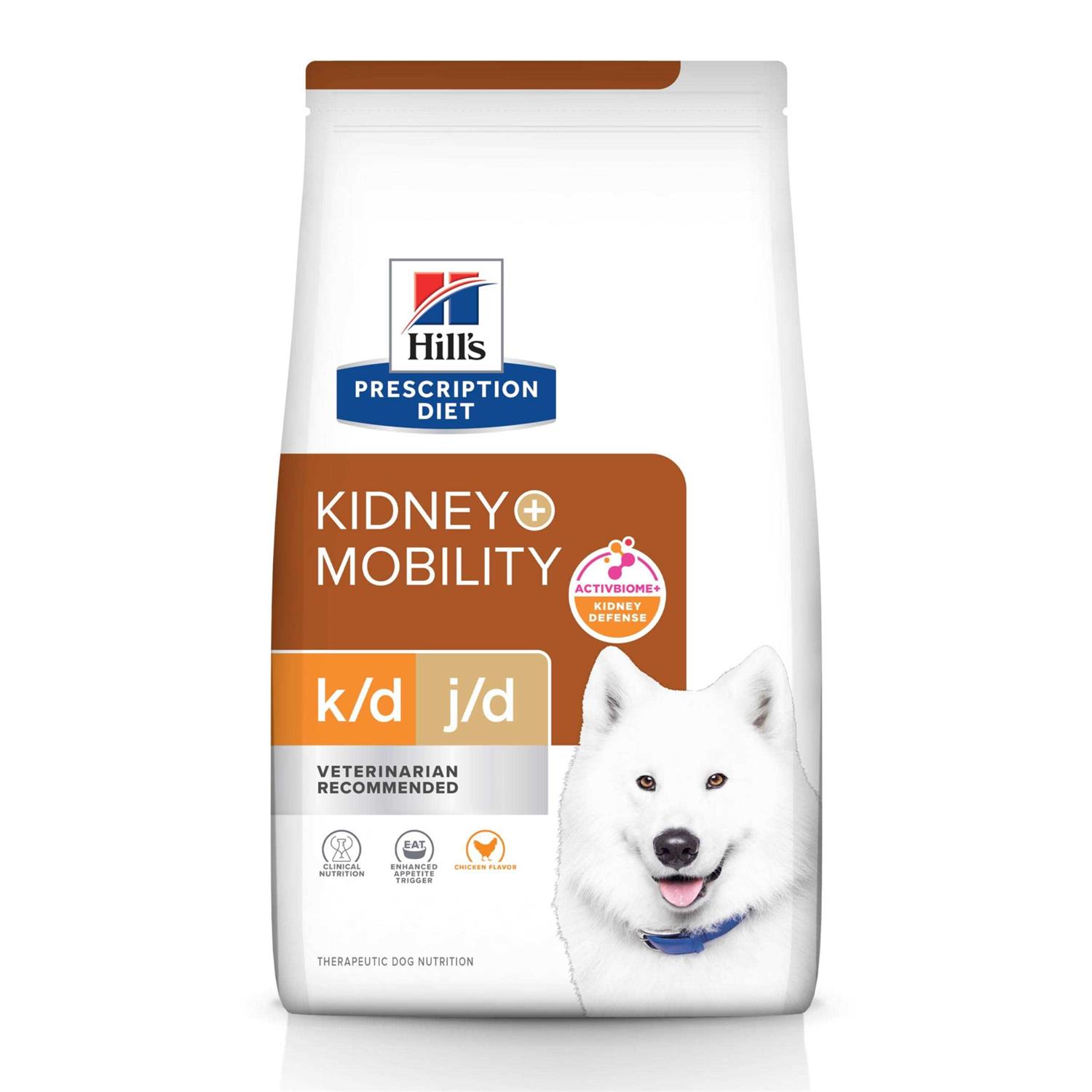 Hill’s Prescription Diet k/d Kidney Care + Mobility Chicken Dry Dog Food