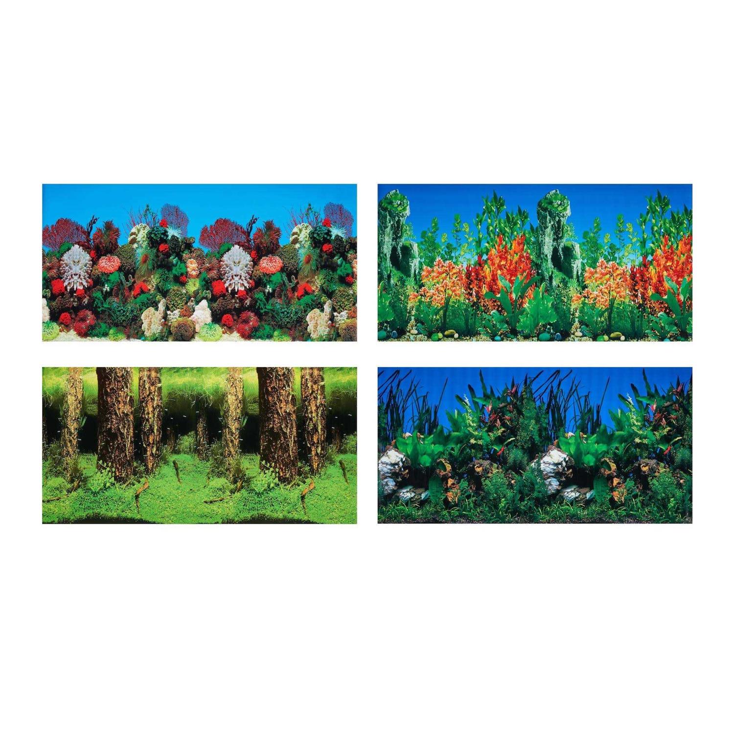 Aqua Culture Two-Sided Aquarium Background