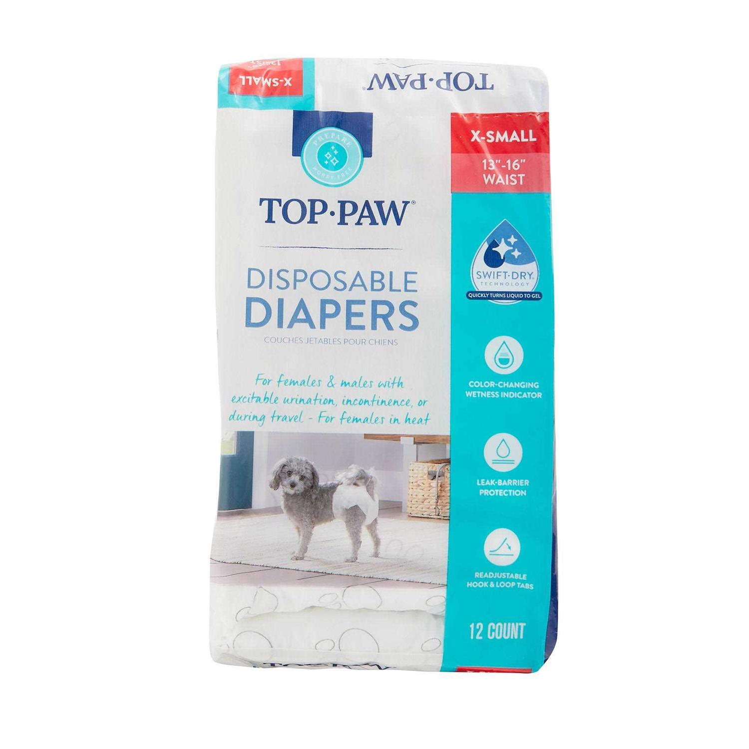 Top Paw Disposable Dog Diapers