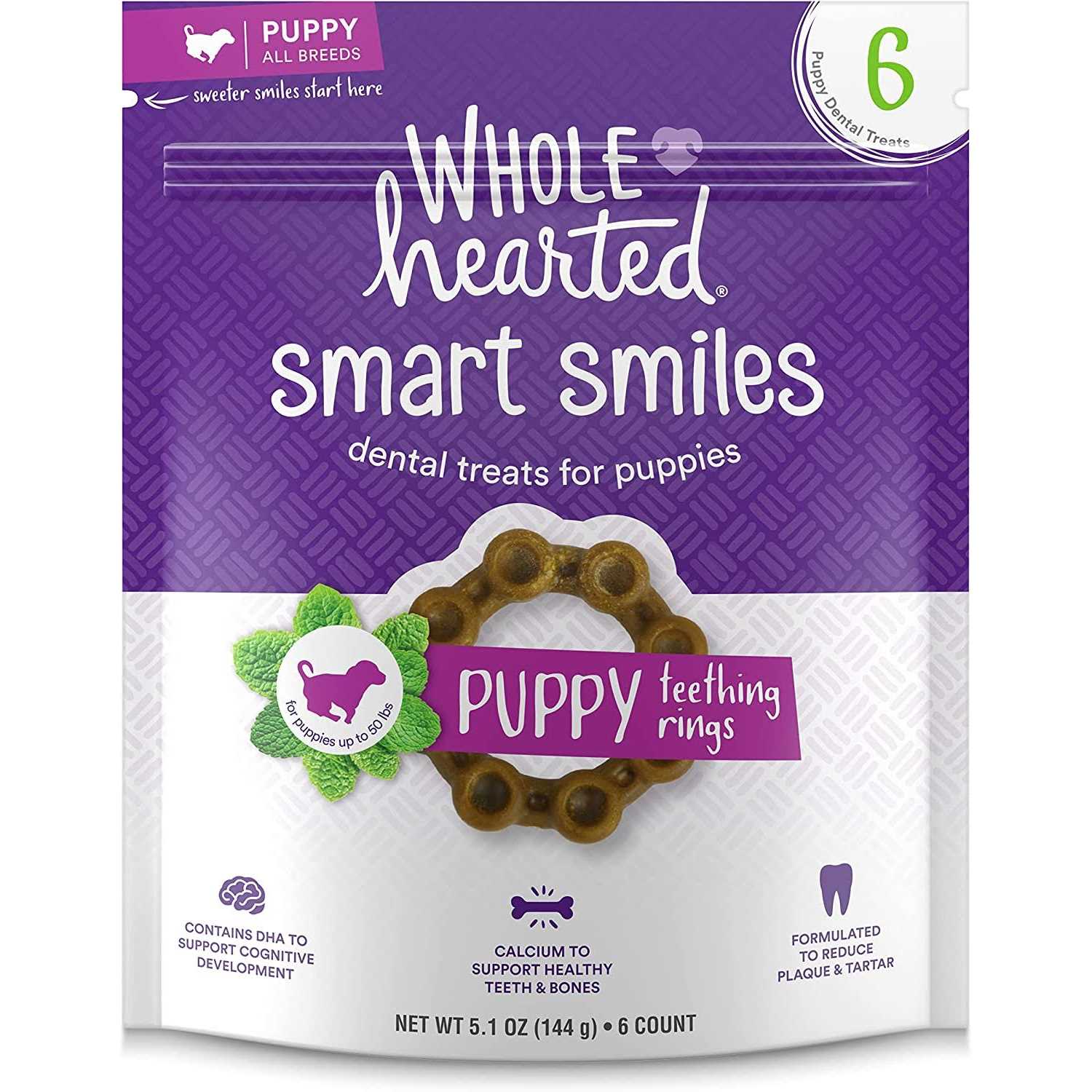 WholeHearted Smart Smiles Dental Treats for Puppies