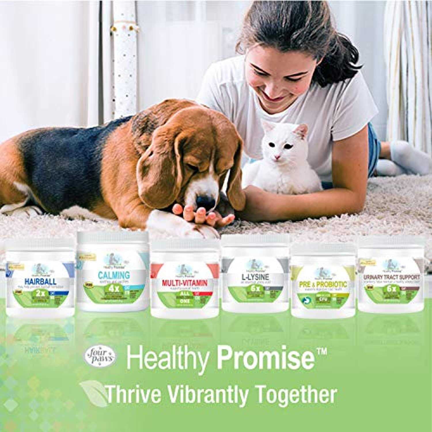 Four Paws Healthy Promise Pre and Probiotic Supplement for Cats