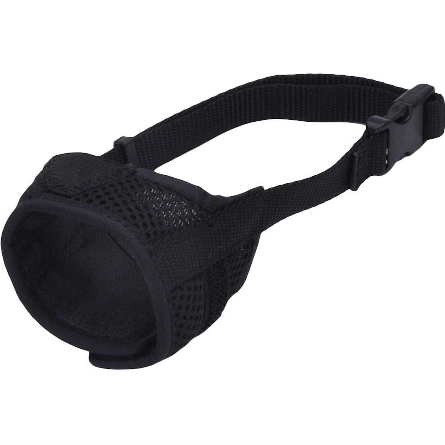 Coastal Pet Products Best Fit Adjustable Comfort Dog Muzzle-Black