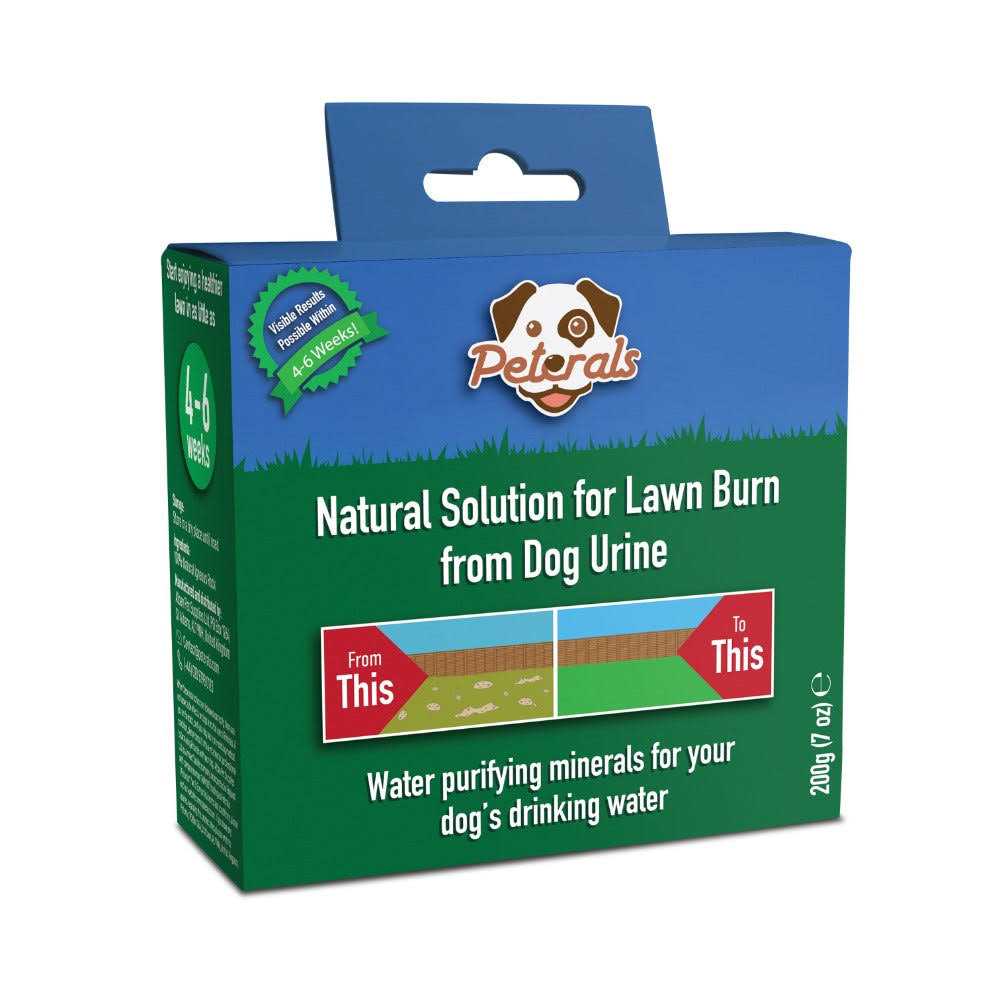 Peterals Natural Mineral Rocks to Prevent Lawn Grass Burn Yellow Patches from Dog Urine