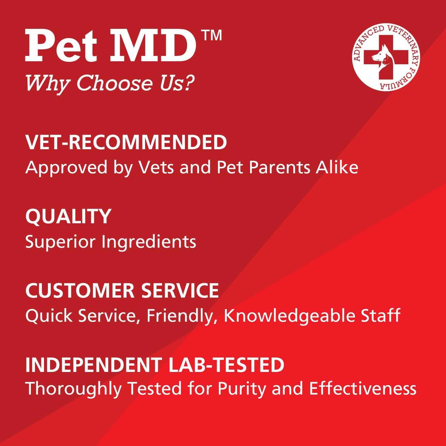 Pet MD Chlorhexidine Antiseptic Dog & Cat Wipes