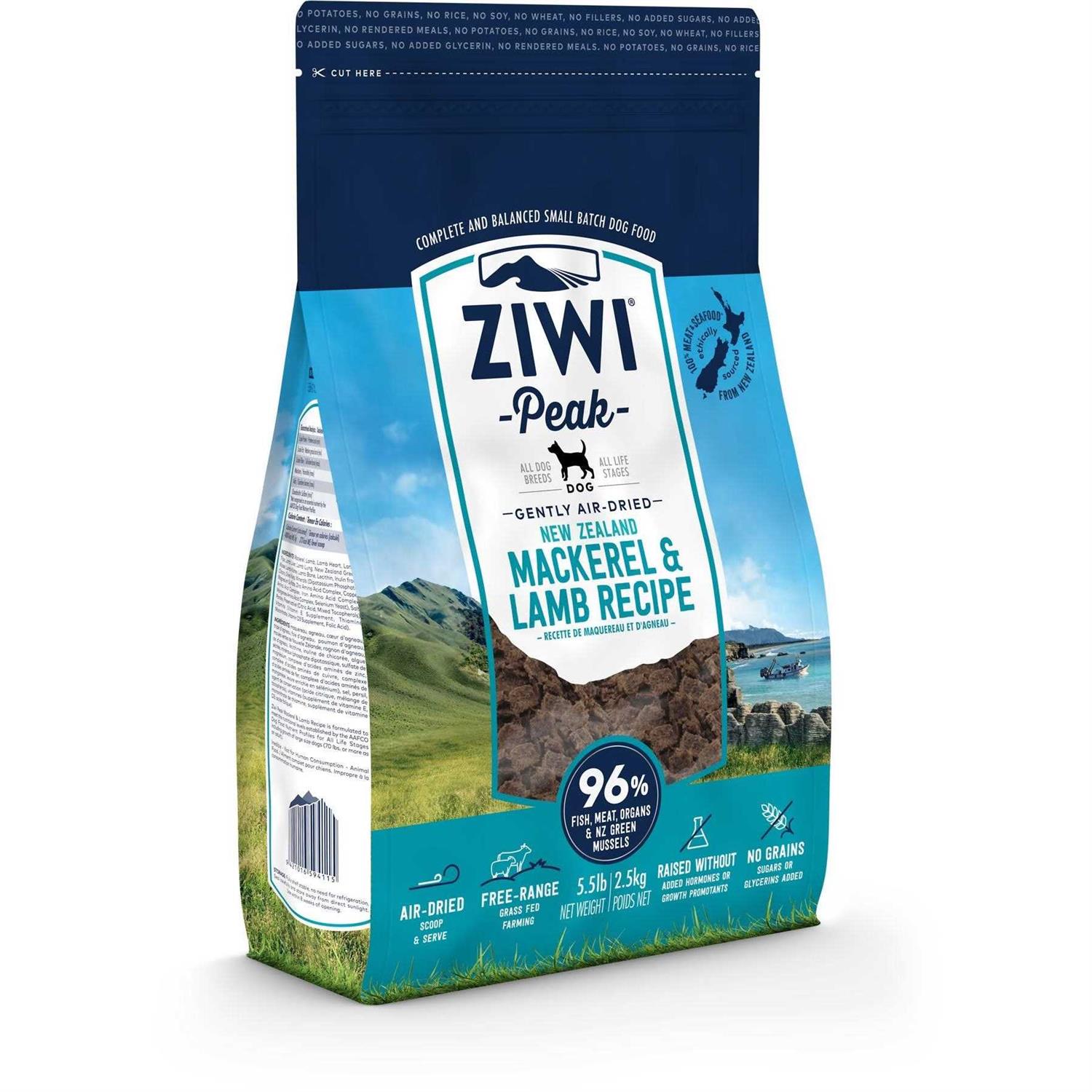 Ziwi Peak Mackerel Lamb Air-Dried Dog Food