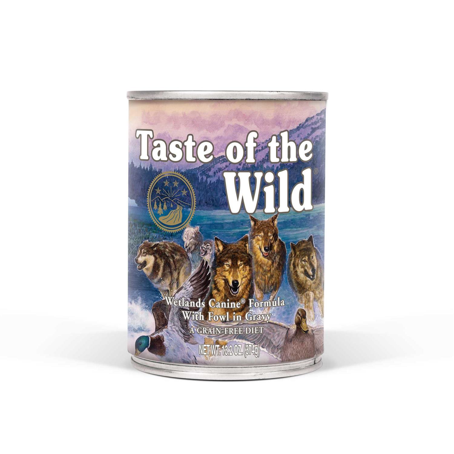 Taste of the Wild Wetlands Canned Dog Food, 13.2-oz, case of 12