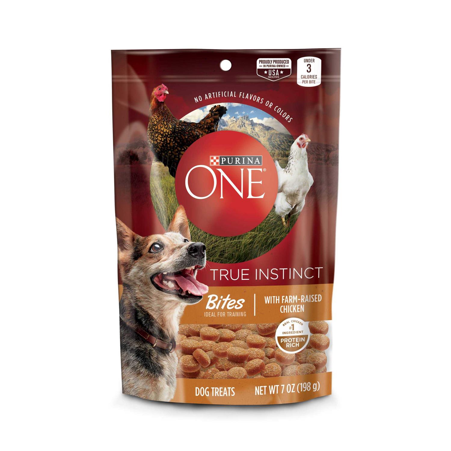Purina ONE Dog Training Treats True Instinct Bites