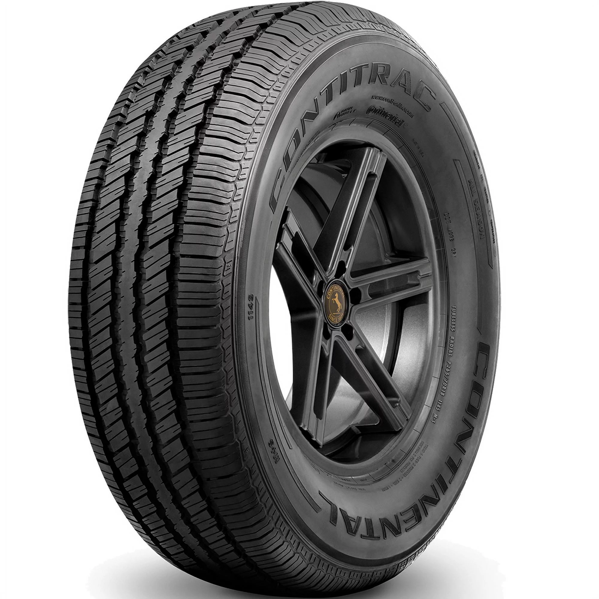 Continental ContiTrac All Season LT275/65R18 123/120S E Light Truck Tire Fits: 2019-23 Chevrolet Silverado 1500 LT Trail Boss. 2004-08 Ford F-150 FX4