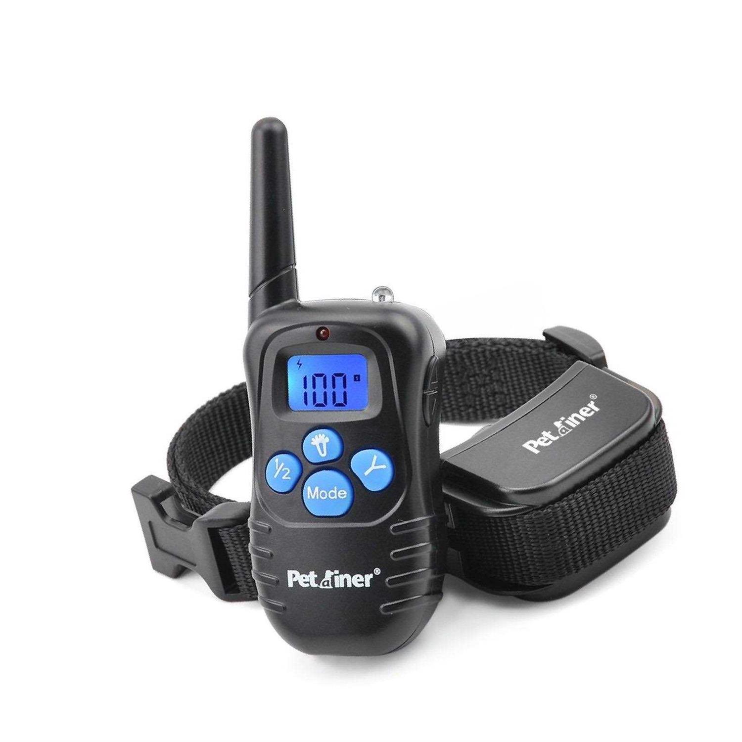 Petrainer Rechargeable Dog Shock Collar with Remote Dog Training Collar with Beep Vibration Shock Collar