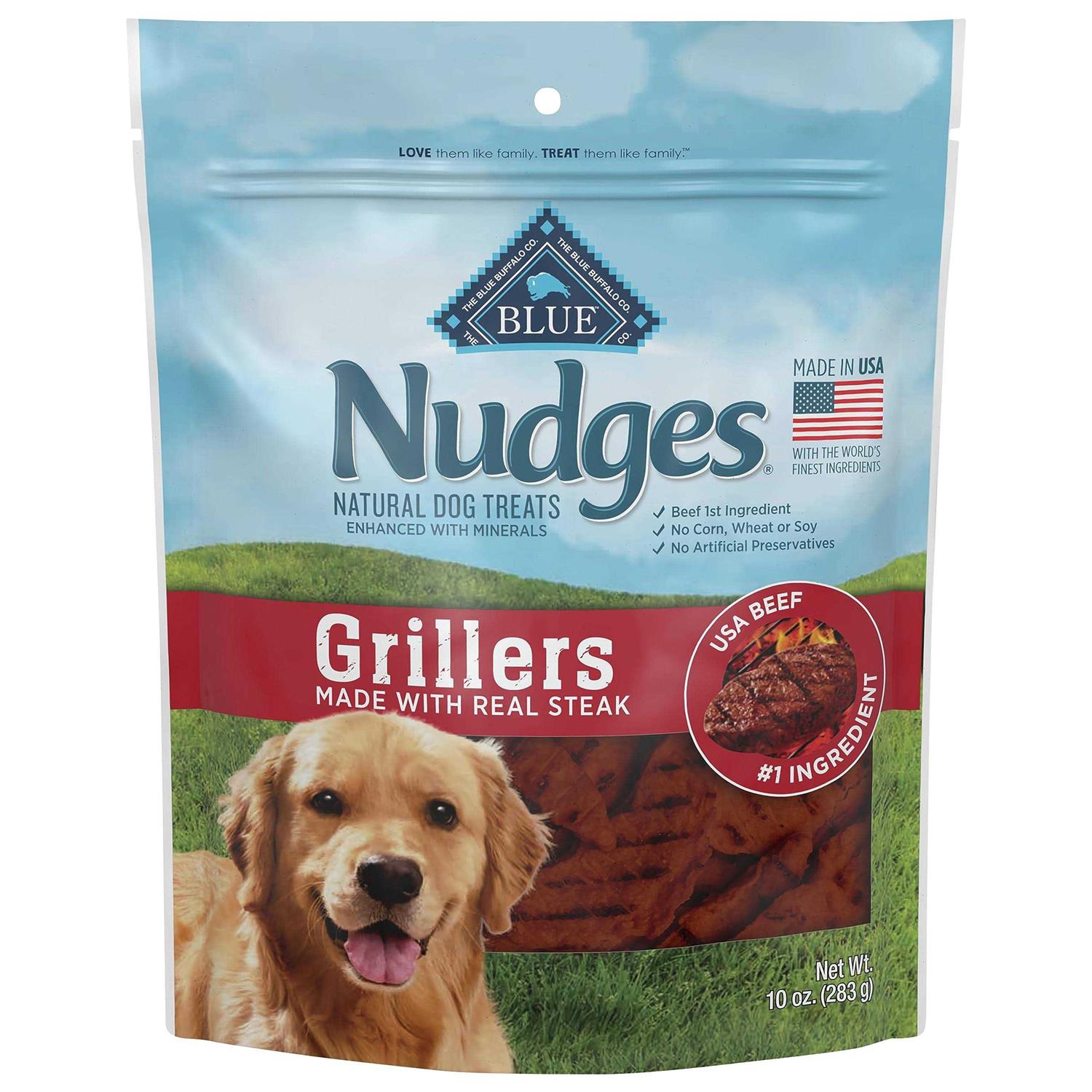Blue Buffalo Nudges Grillers Natural Dog Treats