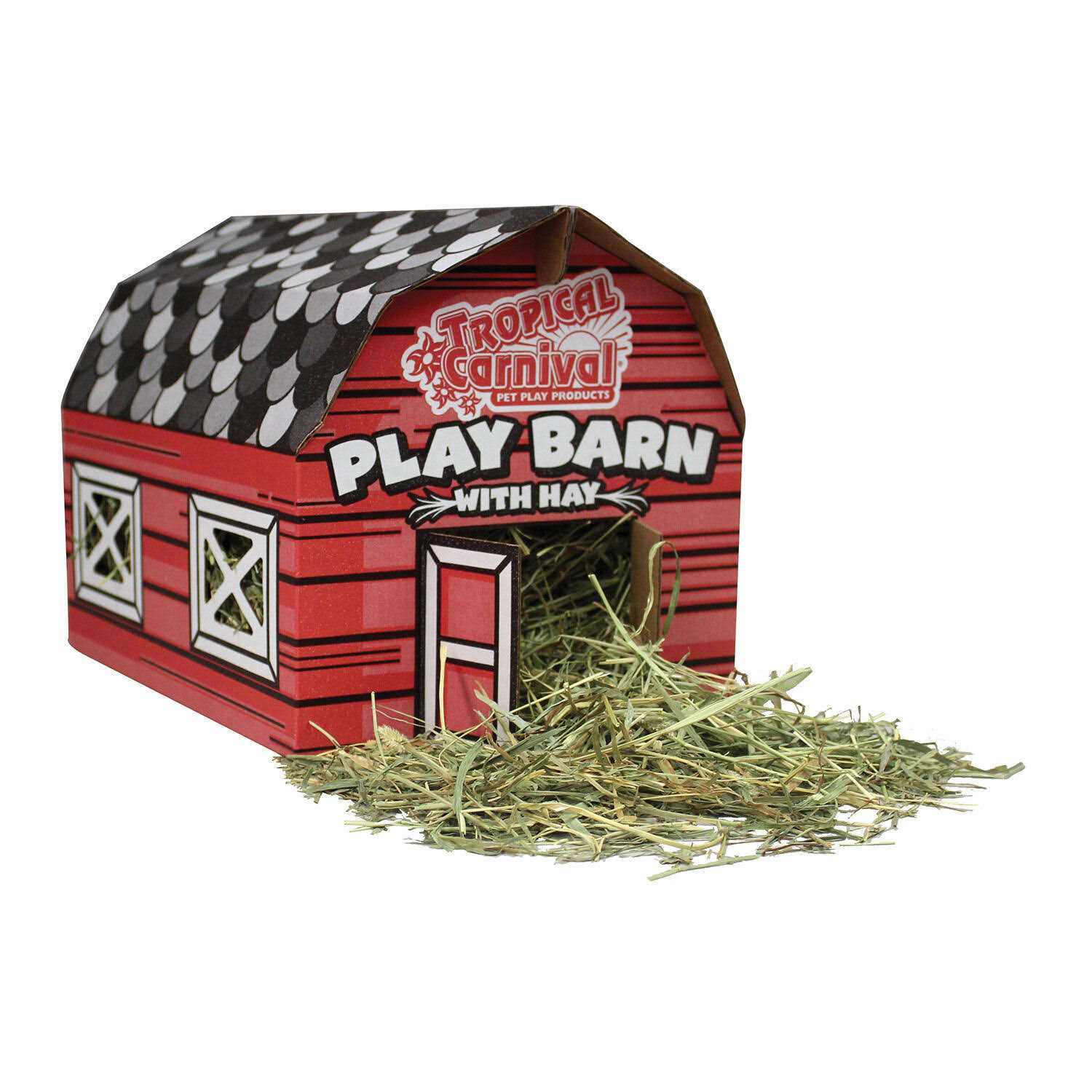 Brown’s Tropical Carnival Play Barn with Timothy Hay