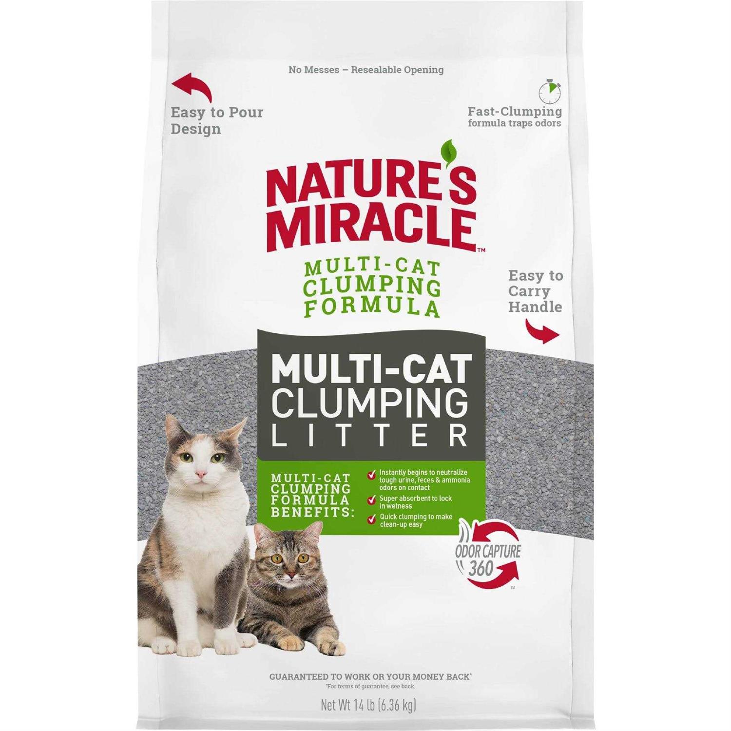 Nature’s Miracle Intense Defense Clumping Clay Cat Litter