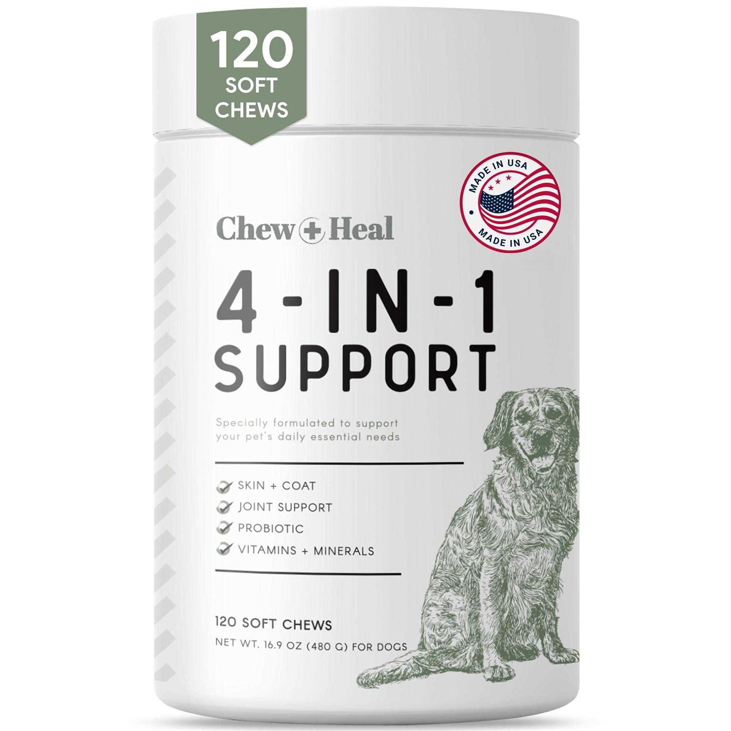 Chew + Heal 4-in-1 Support