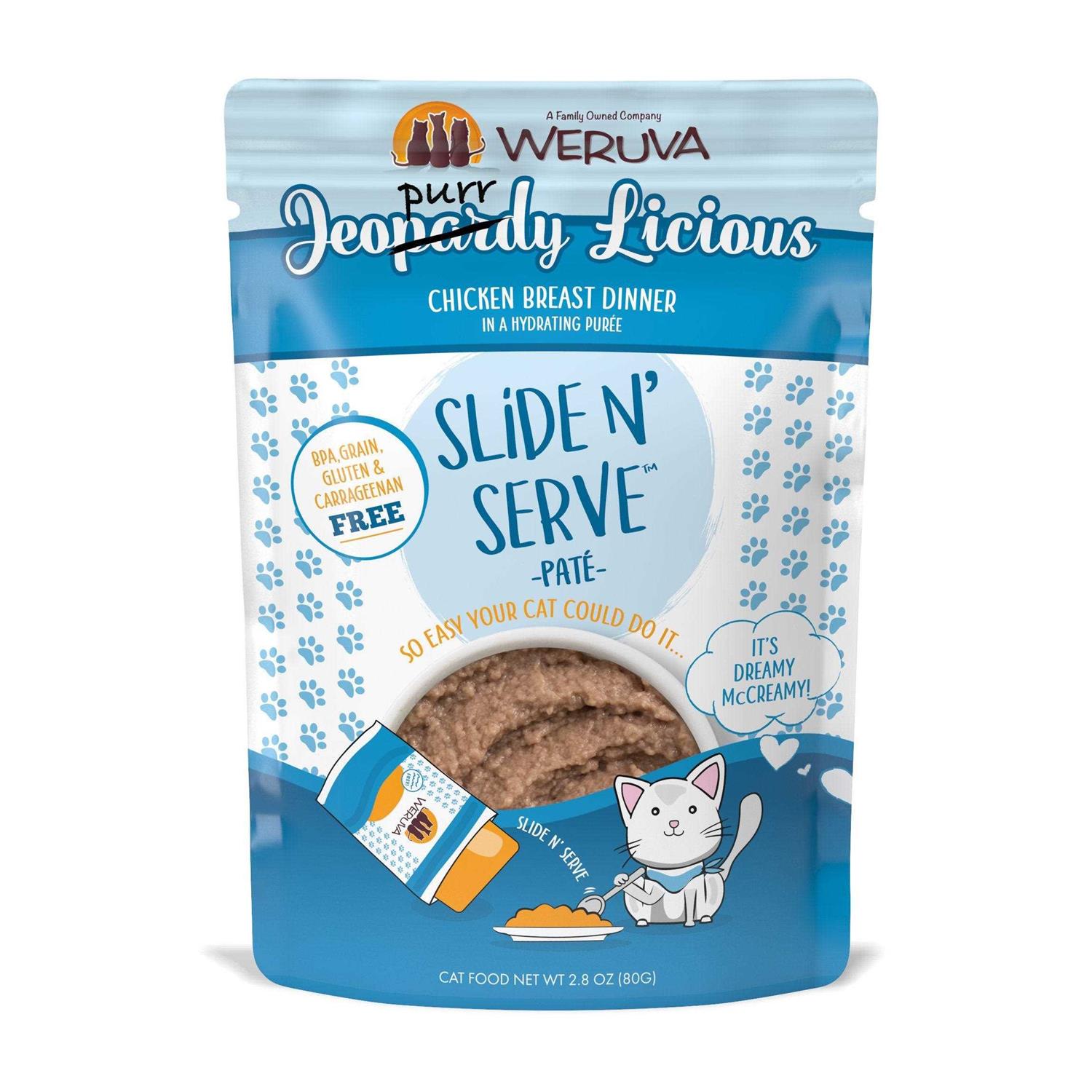 Weruva Slide N’ Serve Jeopurrdy Chicken Wet Cat Food