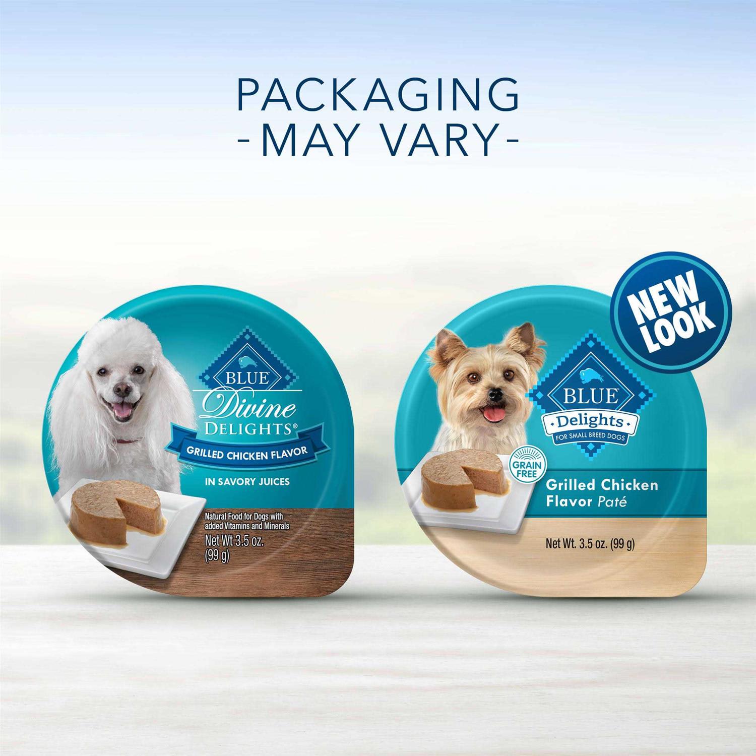 Blue Buffalo Delights Grilled Chicken Flavor Pate Small Breed Dog Food