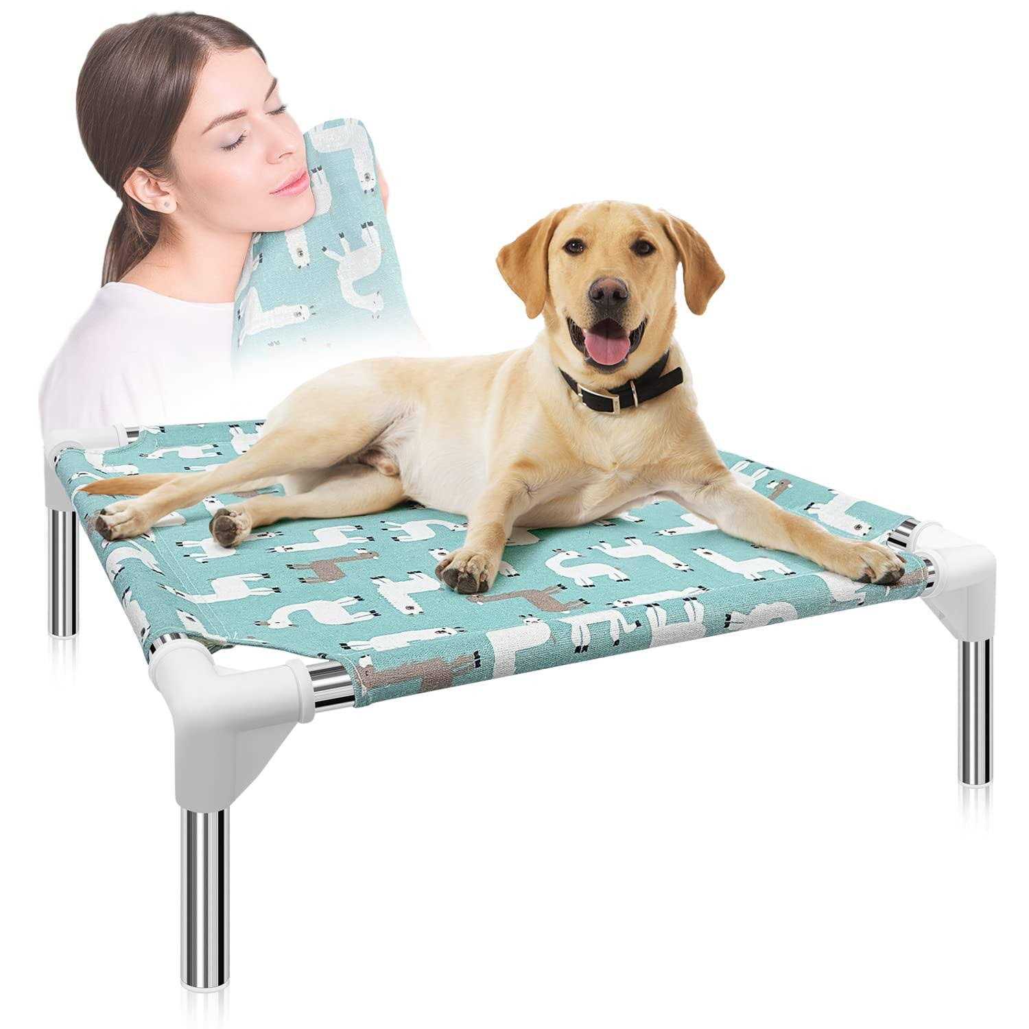 Modorki Elevated Dog Bed Pet cot for Small Dogs, Indoor and Outdoor Use for Small Pets