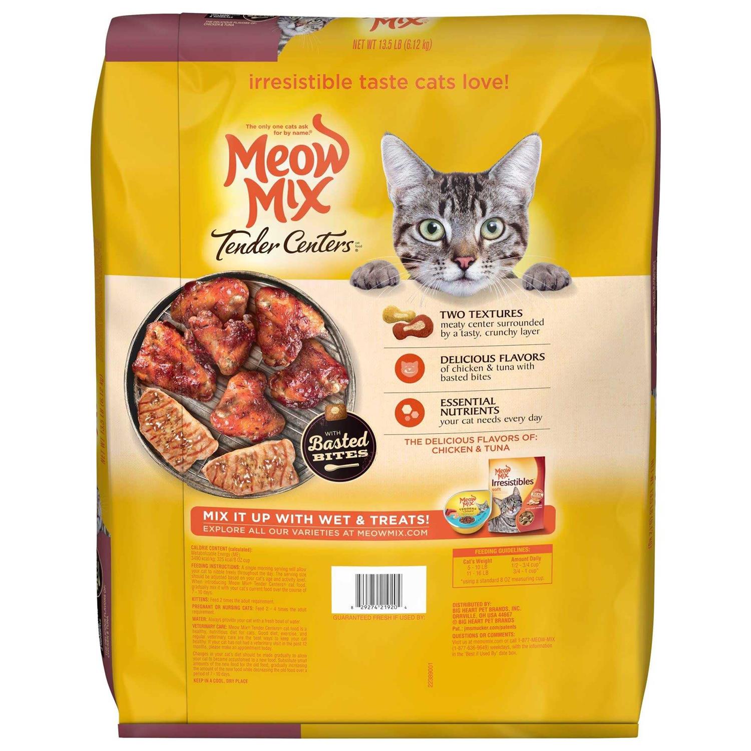 Meow Mix Tender Centers Cat Food