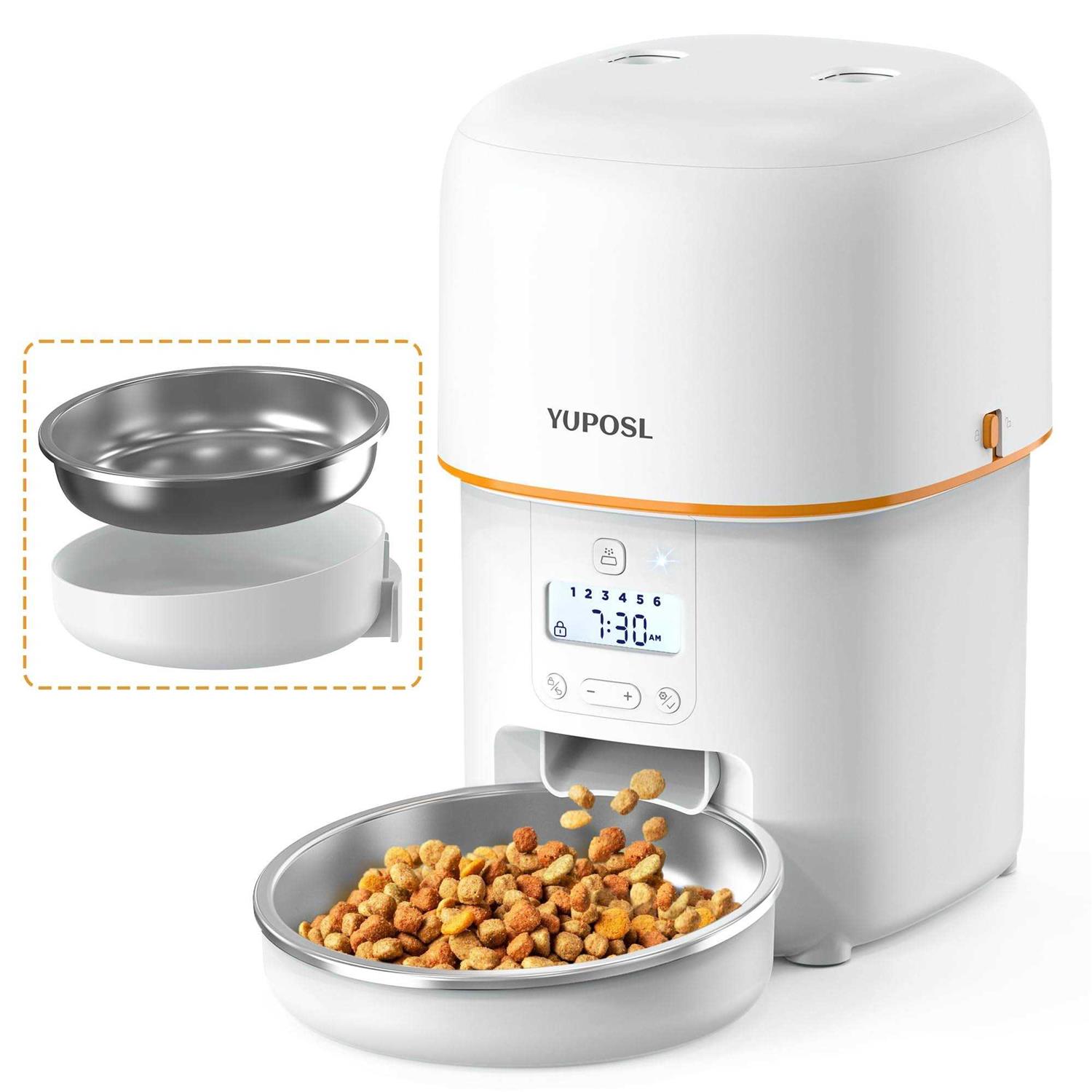 Yuposl Automatic Cat Feeders 8cup/68oz Cat Food Dispenser Easy to Use