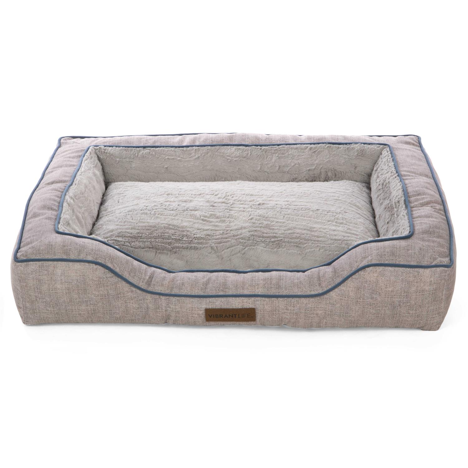 Vibrant Life Bolstered Bliss Mattress Edition Dog Bed