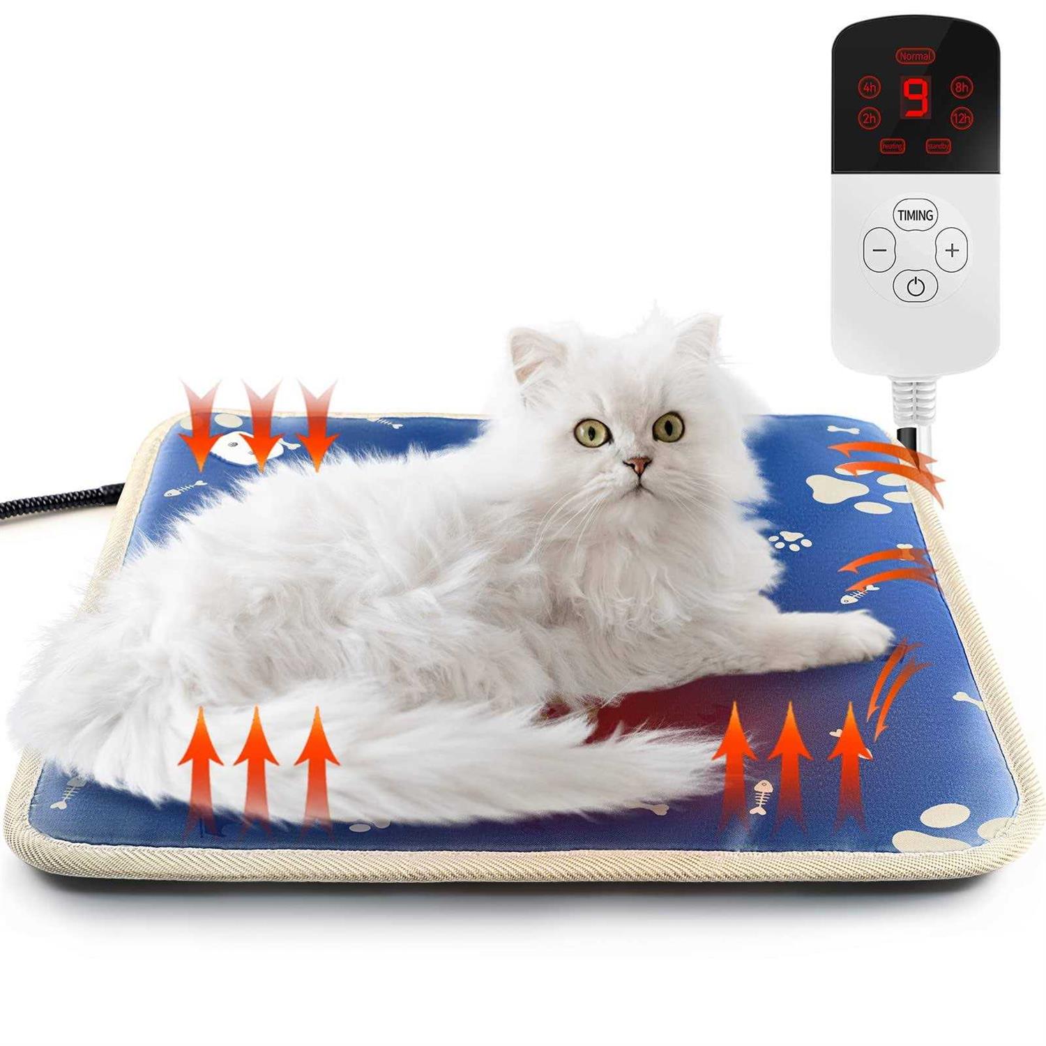 MILIFUN Pet Heating Pad for Cats Dogs Cat Heating Pad for Indoor Warming Mat