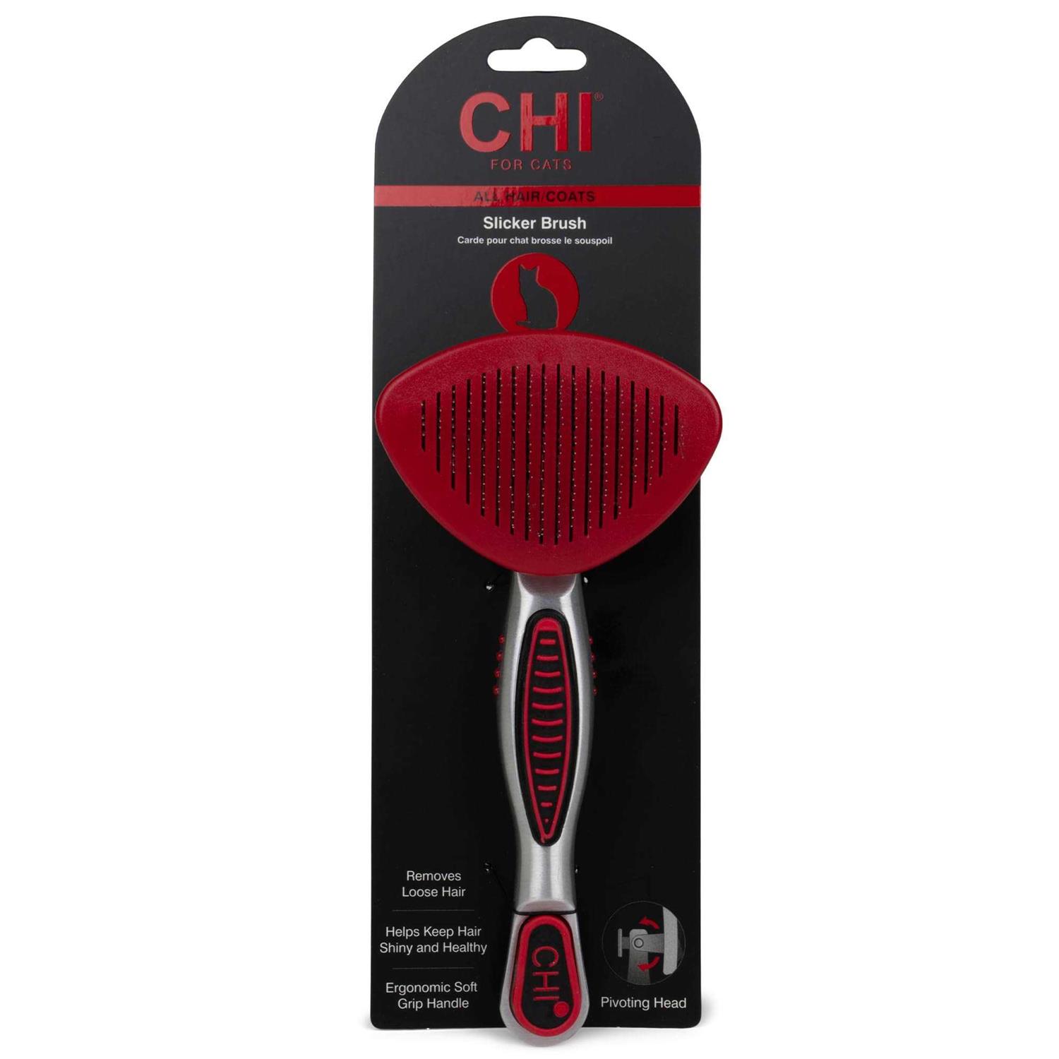 CHI Self Cleaning & Pivoting Slicker Cat Brush