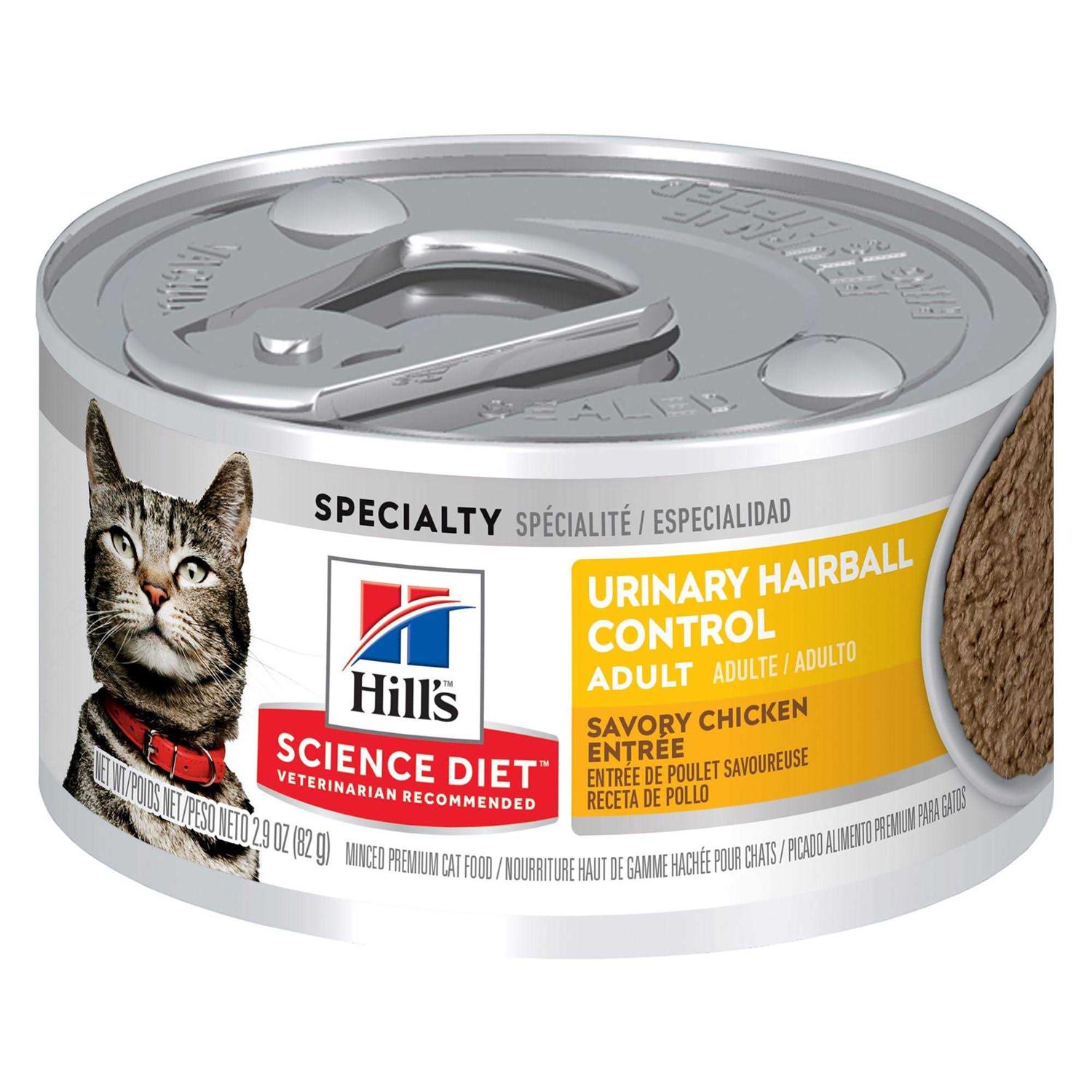 Hill’s Science Diet Adult Urinary Hairball Control Cat Food