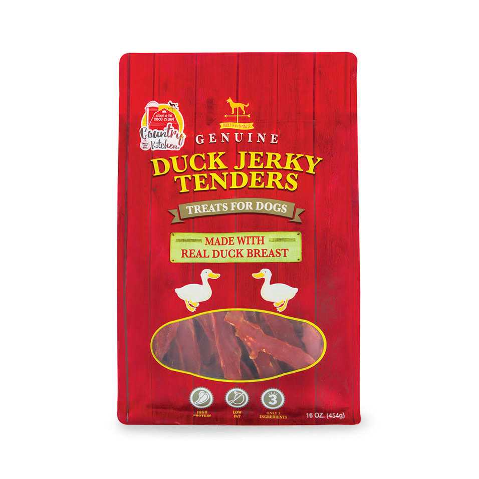Country Kitchen Duck Jerky Tenders Dog Treats