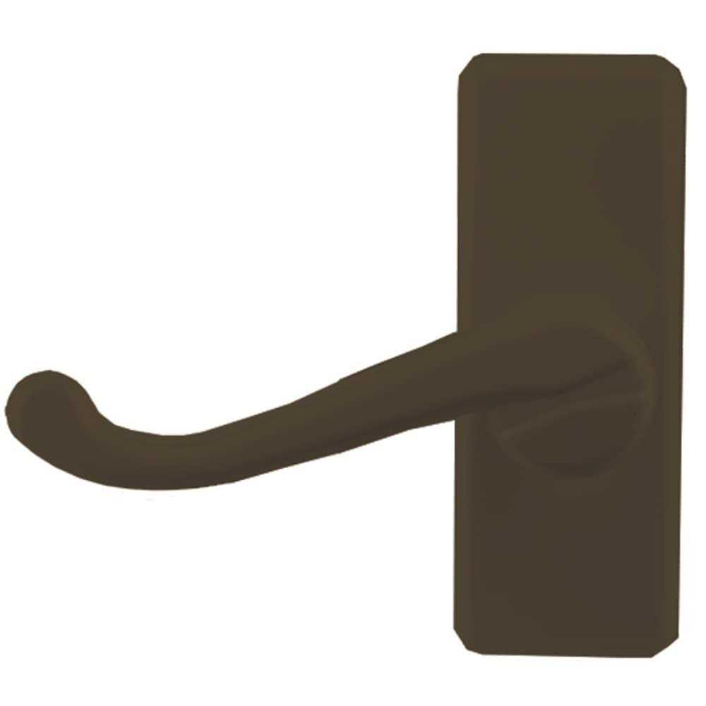 LARSON Pet Breeze 32-in x 81-in Brown Aluminum Hinged Screen Door