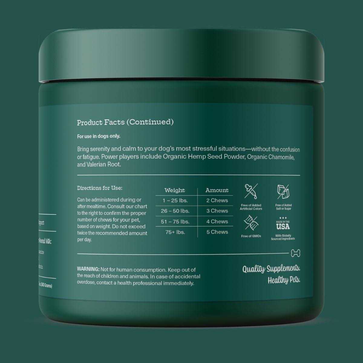 Moe’s Healthy Pets Dog Calming Treats Best Anxiety Supplement