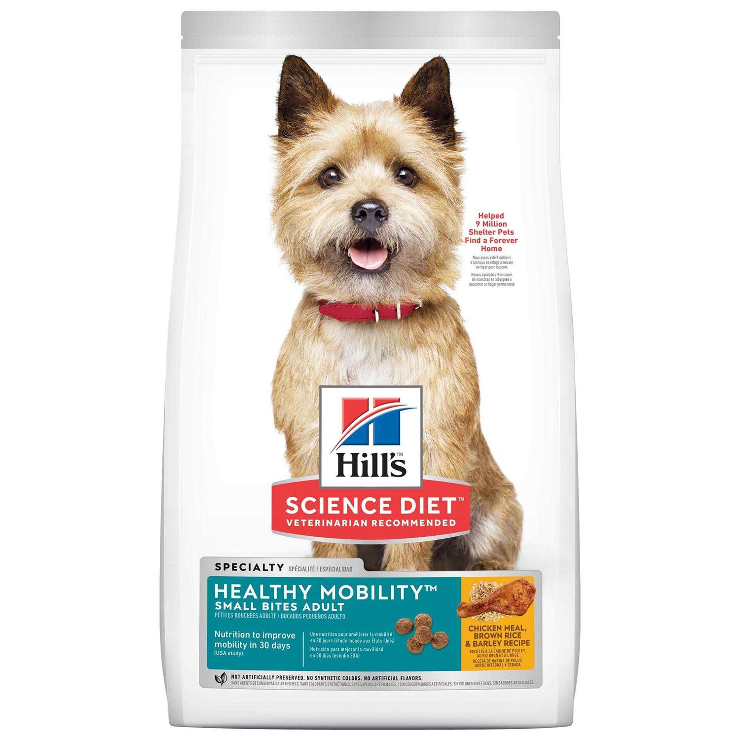 Hill’s Science Diet Adult Healthy Mobility Small Bites Dog Food