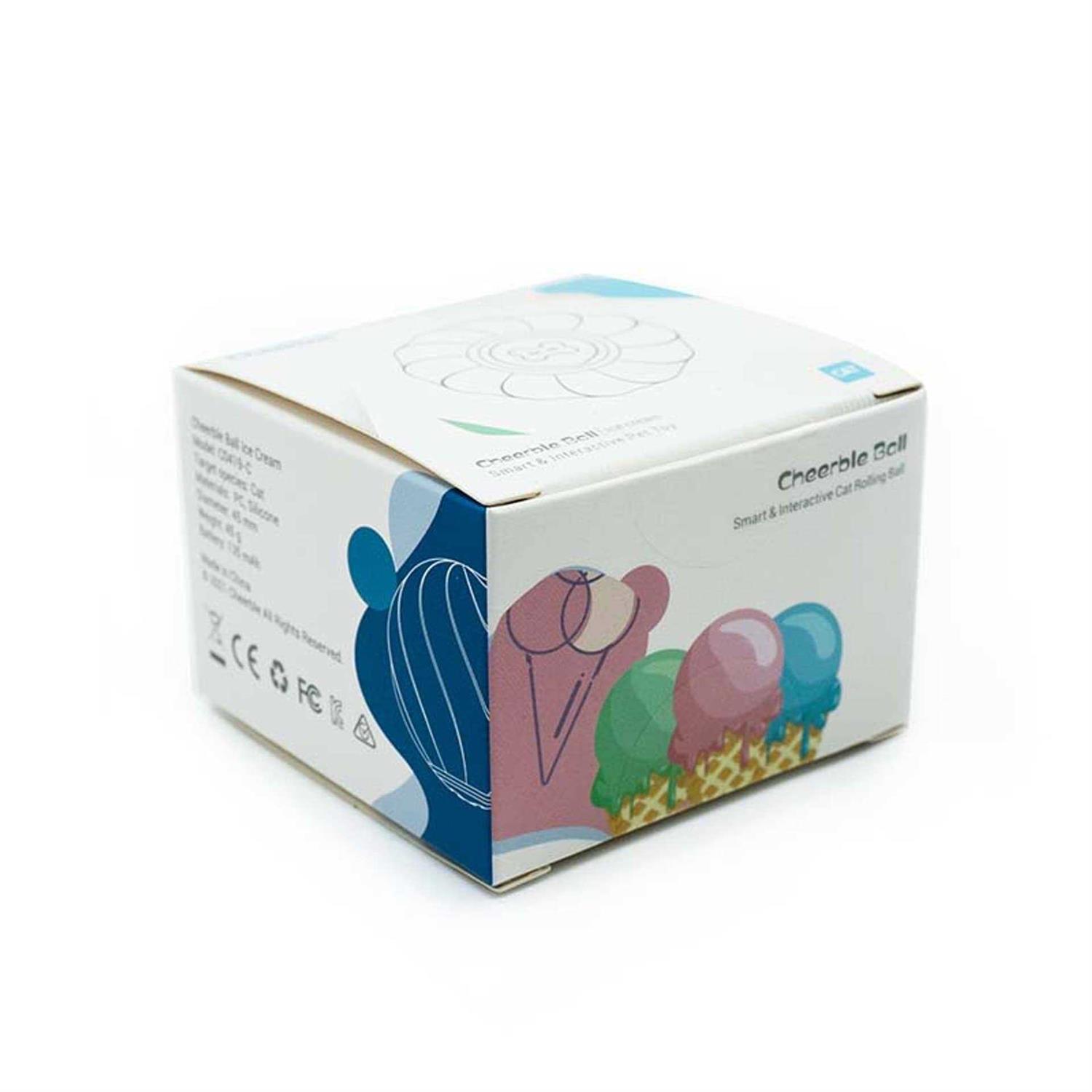 Cheerble Ice Cream Ball Smart Interactive Cat Toy Ball