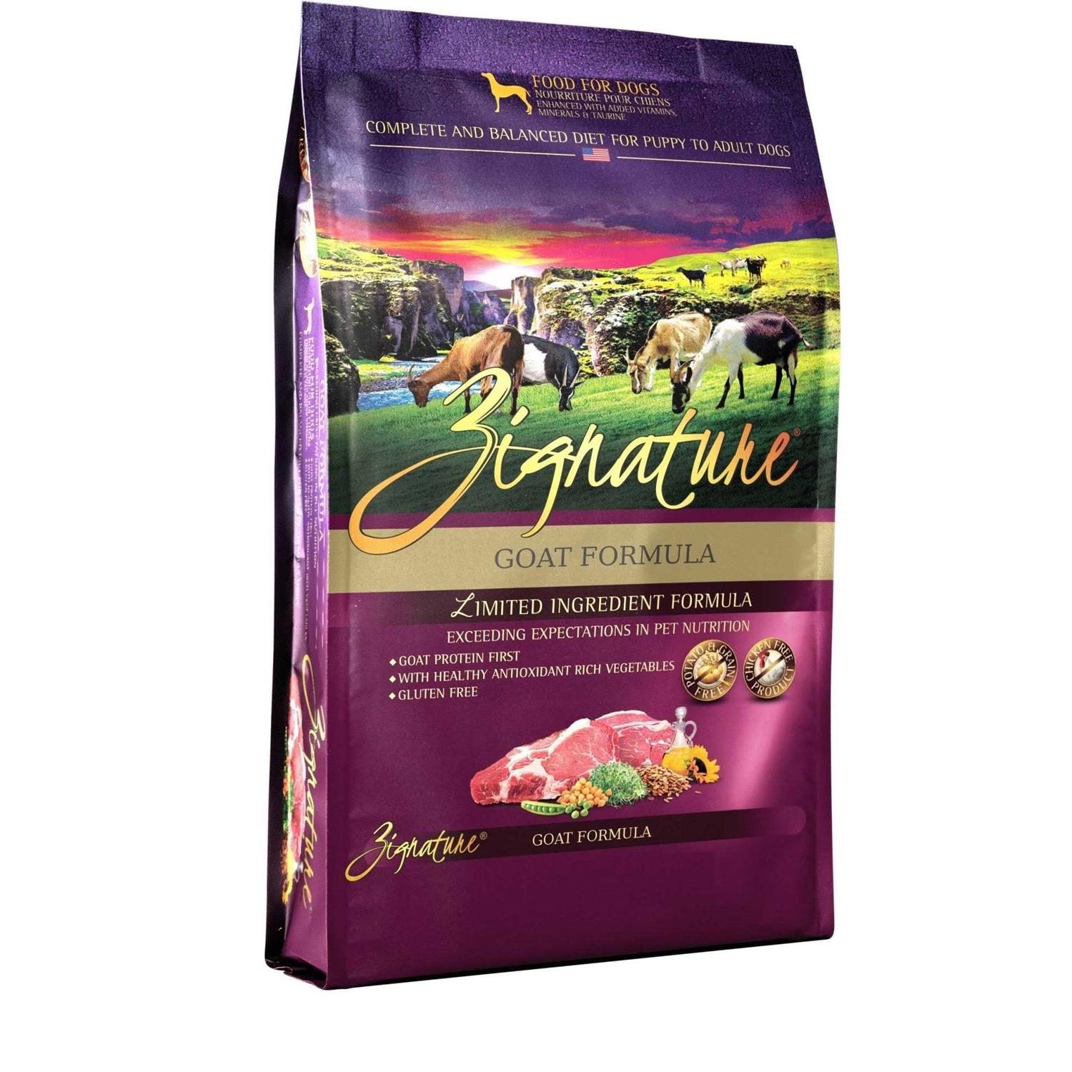 Zignature Goat Formula Limited Ingredient Dry Dog Food
