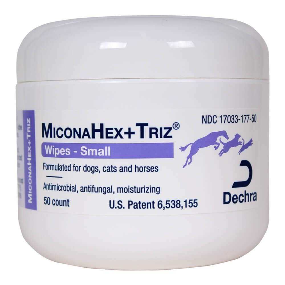 Dechra MiconaHex + Triz Wipes for Dogs