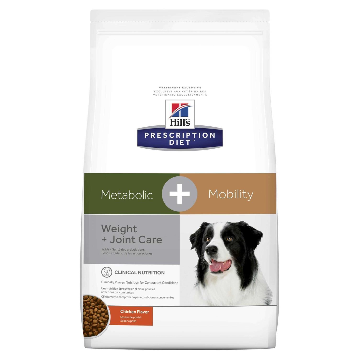 Hill’s Prescription Diet Metabolic + Mobility Weight & Joint Care Chicken Flavor Dry Dog Food