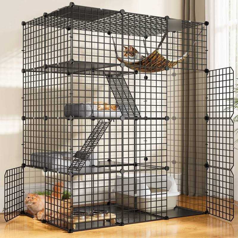 YITAHOME 4 Tier Cat Hammock Cat Enclosure