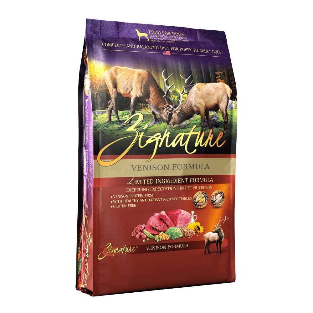 Zignature Limited Ingredient Venison Formula Dry Dog Food