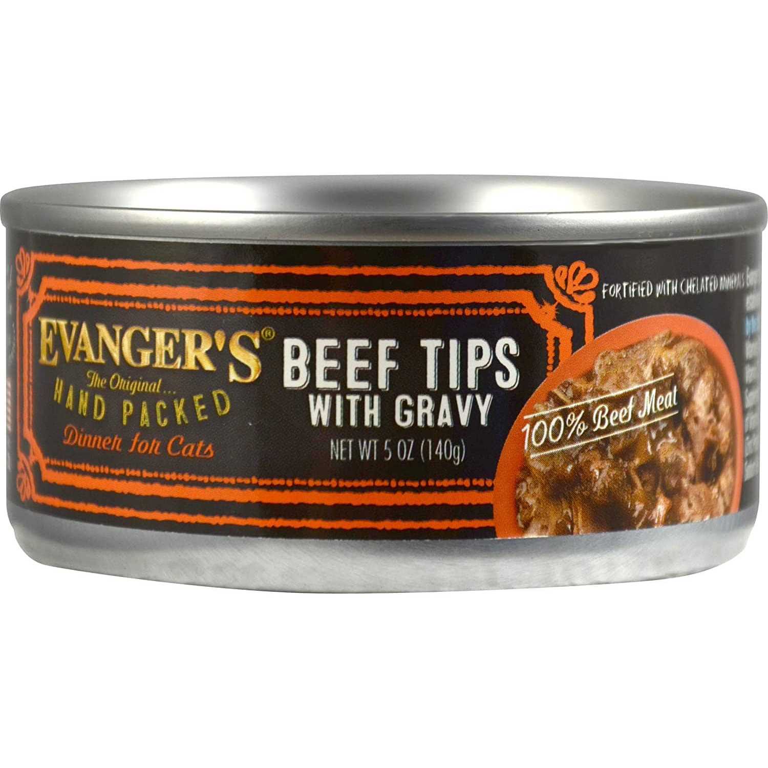 Evangers Beef Tips with Gravy Canned Cat Food