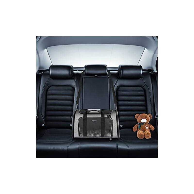 Soundy Dog Carrier Cat Carriers Airline Approved Pet Carrier for Small Medium Dogs Cats Puppies Collapsible Soft Sided Travel Puppy car