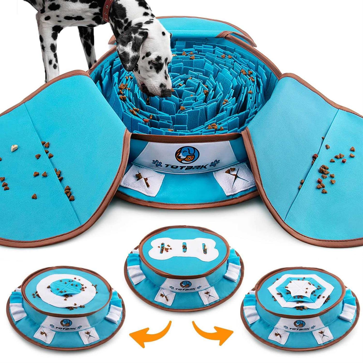 TOTARK Dog Digging Toys Large Snuffle Mat for Dogs Encourages Natural Foraging Skills