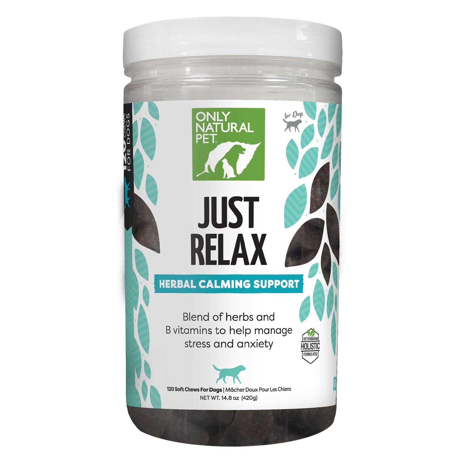 Only Natural Pet Just Relax Herbal Calming Soft Chews