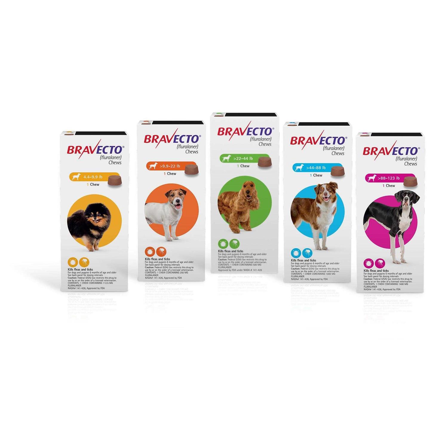 Bravecto Chews for Dogs 9.9-22 lbs