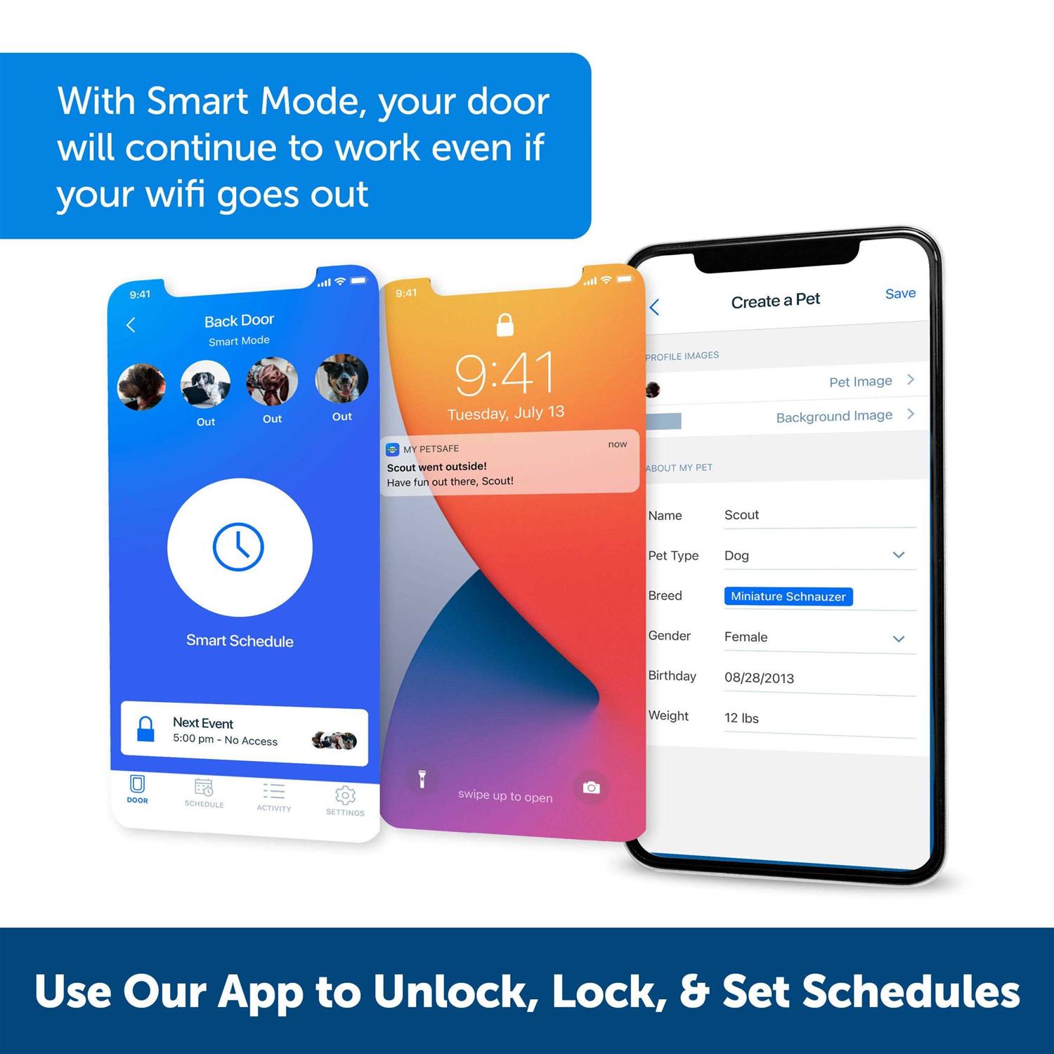 PetSafe SmartDoor Connected Pet Door large PetSafe