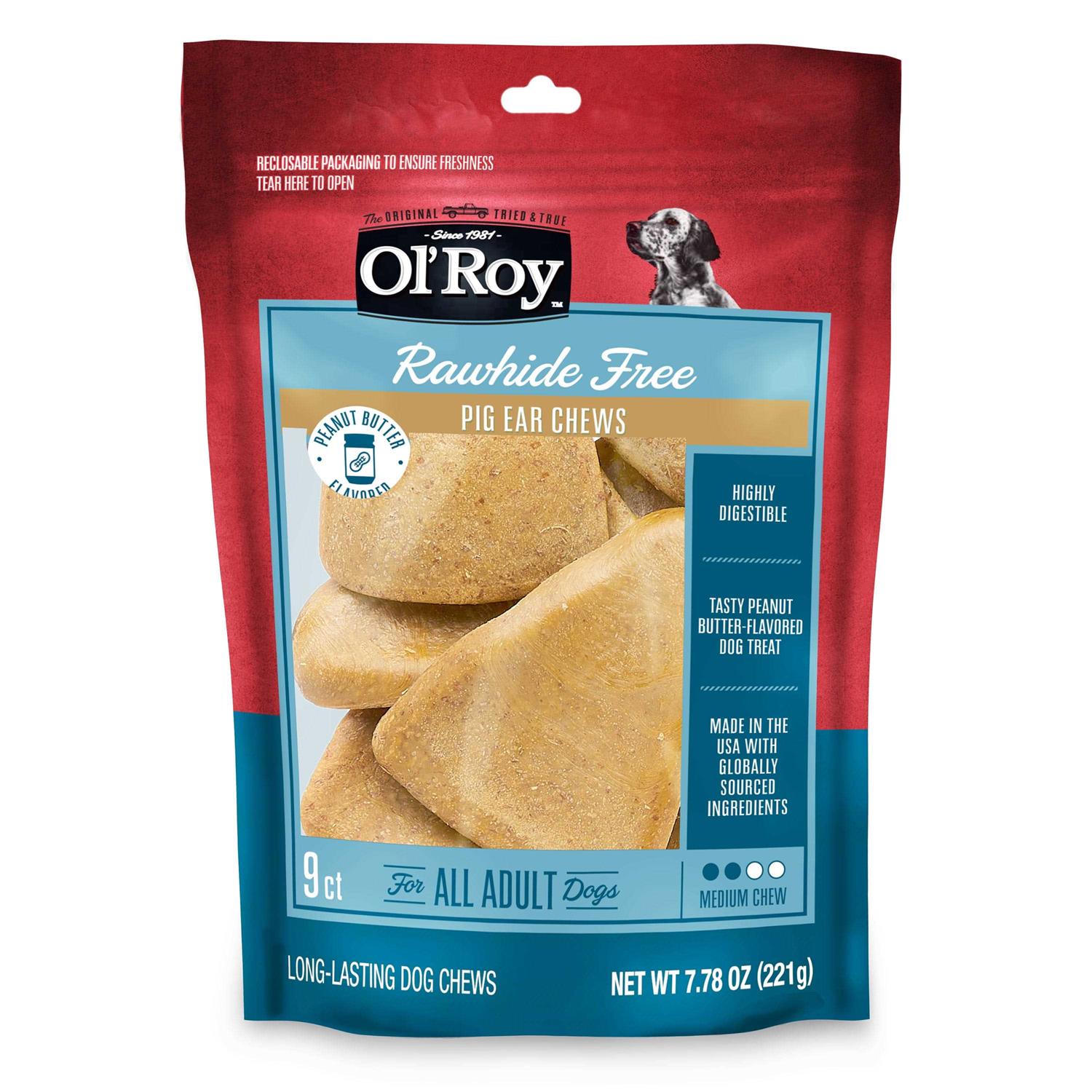 Ol’ Roy Peanut Butter Flavor Pig Ear Chews