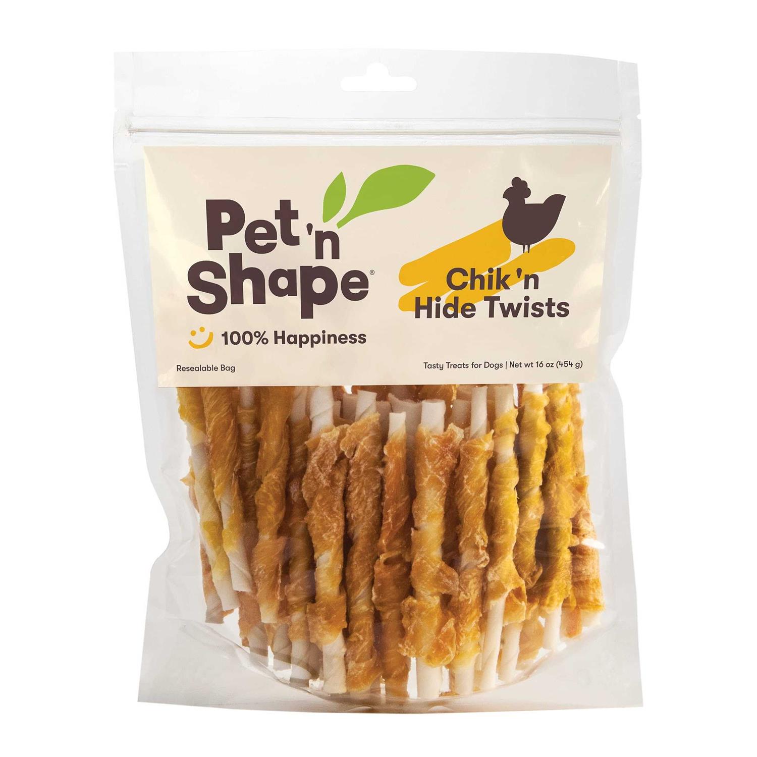 Pet ‘n Shape Chicken Hide Twists Dog Treats