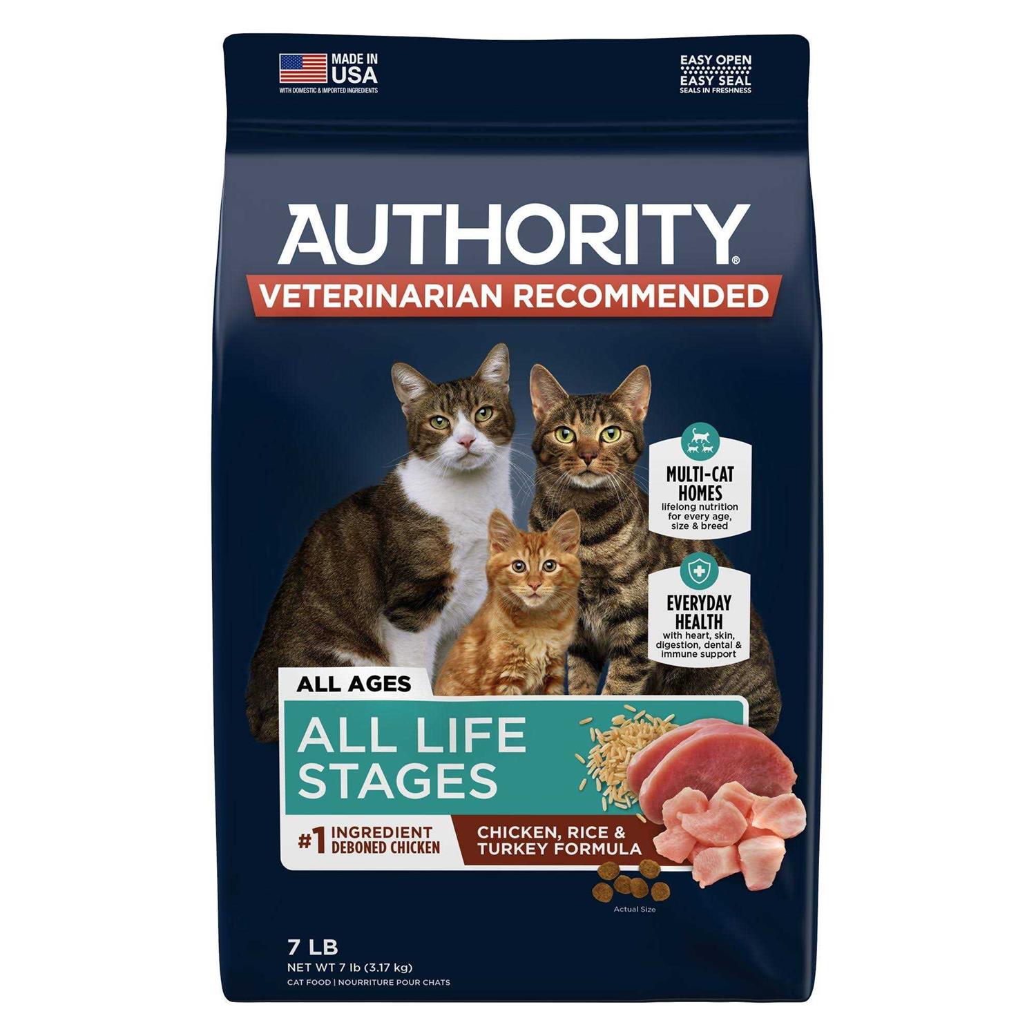 Authority Everyday Health All Life Stages Dry Cat Food