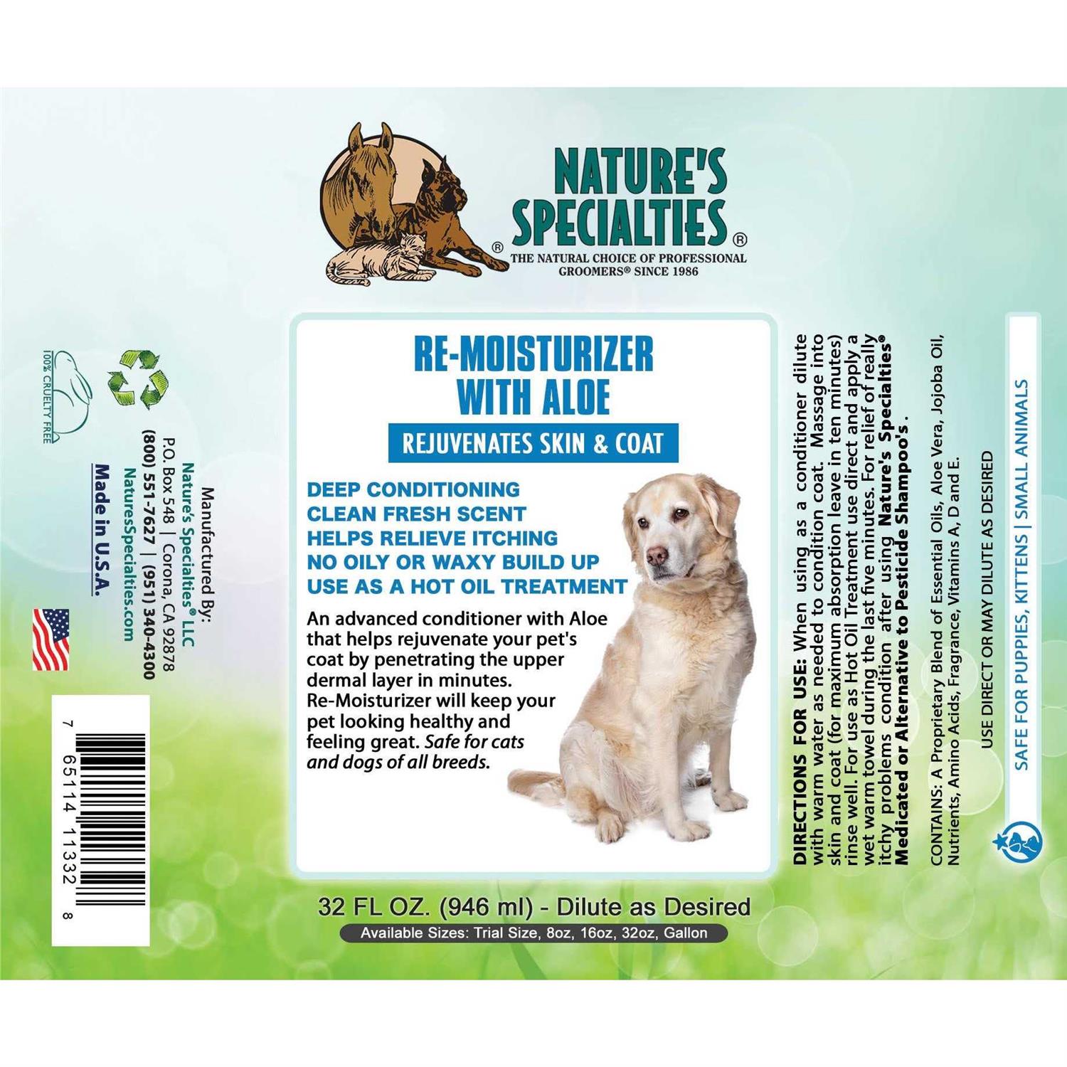 Nature’s Specialties Aloe Re-Moisturizer Conditioner